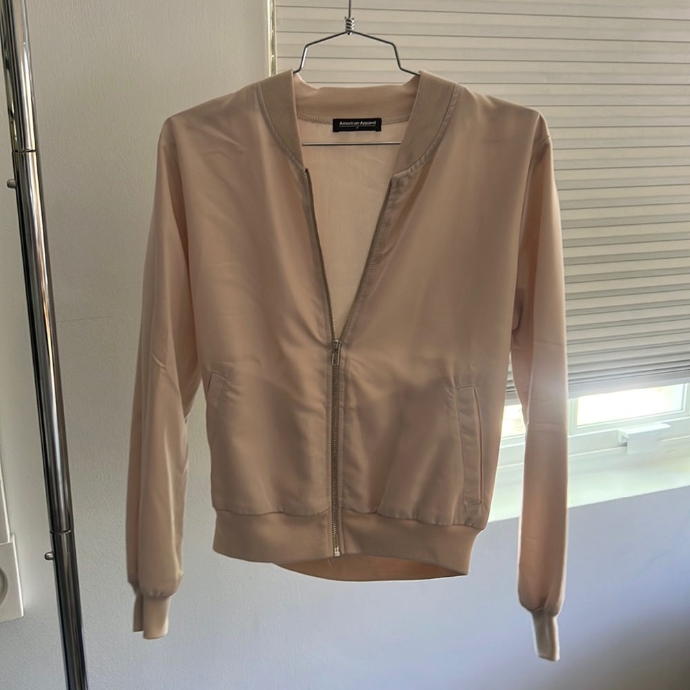 American Apparel Light Weight Pink / Beige Jacket